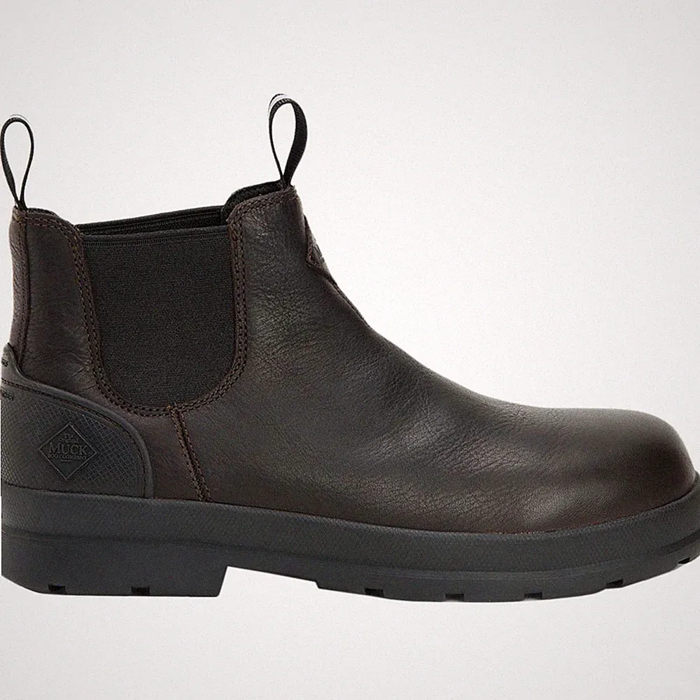 Men's Chore Farm Leather Comp Toe Chelsea Boot